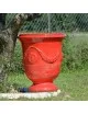 Vase d'Anduze TERRE FIGUIERE émaillé rouge poterie - 4 tailles