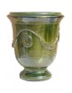 Vase Anduze Terre Figuière émaillé vert  - 4 tailles