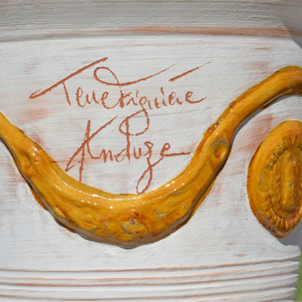 Vase Anduze TERRE FIGUIERE Cérusé miel - 4 tailles