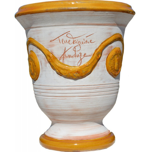 Vase Anduze TERRE FIGUIERE Cérusé miel - 4 tailles