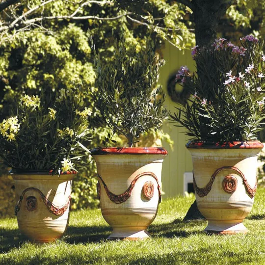 Vase Anduze Terre Figuière Cérusé bordeaux - 4 tailles