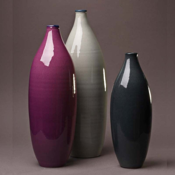 Vase BERNEX en céramique - 3 tailles plusieurs coloris