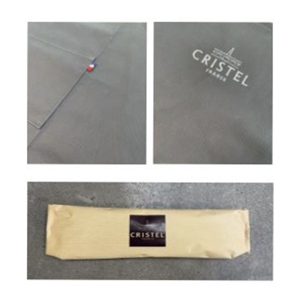 Tablier gris Cristel 100% coton