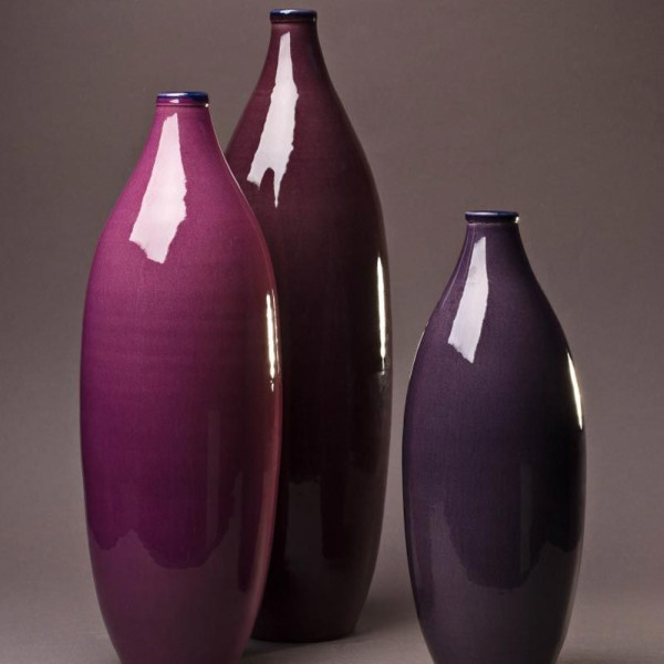 Vase BERNEX en céramique - 3 tailles plusieurs coloris