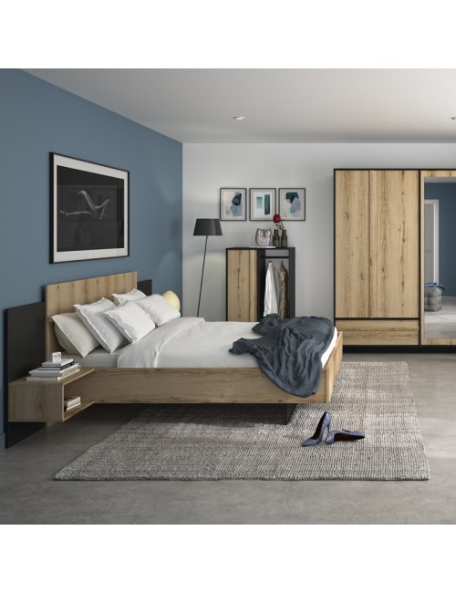 Chambre Gami Mimizan Lit armoire dressing