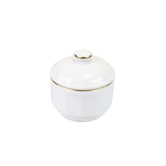Sucrier en porcelaine Apilco Flora - 5 coloris