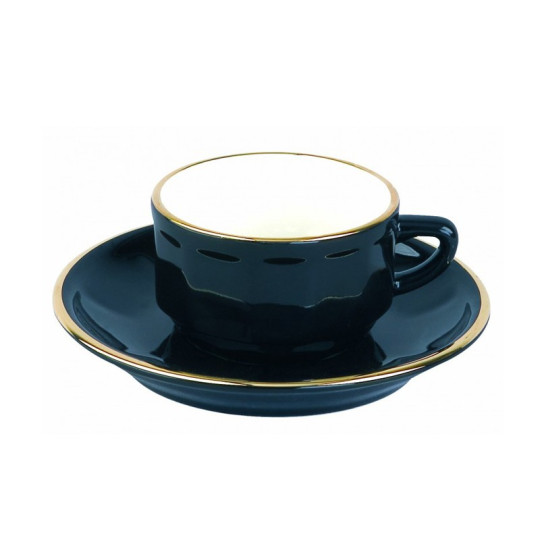 Tasse et soucoupe Apilco Flora - 4 tailles 6 coloris bistro porcelaine