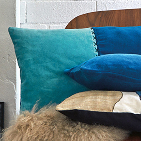 Coussin Atlas BLANC DES VOSGES - 3 coloris 2 dimensions