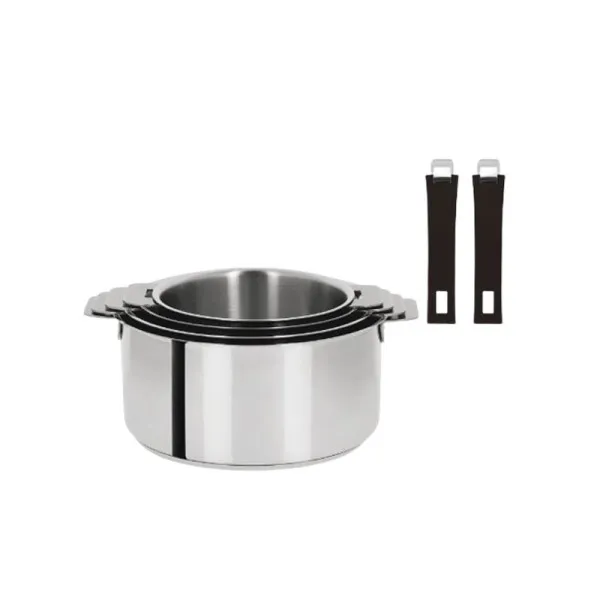 Set batterie 16 pièces CRISTEL Mutine amovible inox