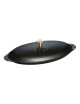 Assiette chaude plat fonte Staub 31cm