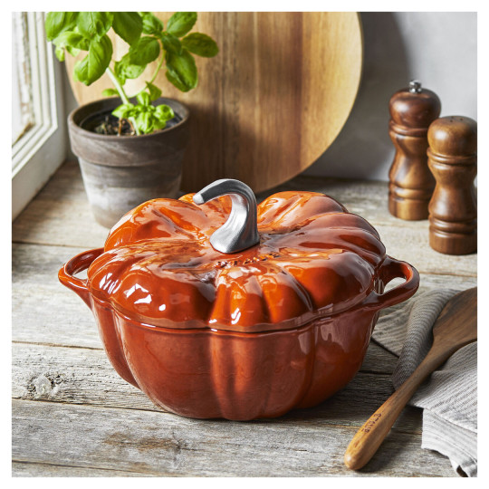 Cocotte en fonte Citrouille Staub