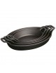 Set Staub de 4 plats empilables Noir mat en fonte