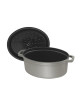 Cocotte STAUB 23cm en fonte ovale - 3 coloris