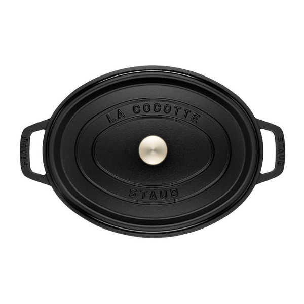 Cocotte STAUB 23cm en fonte ovale - 3 coloris