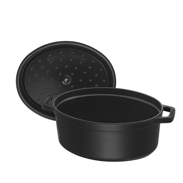 Cocotte STAUB 23cm en fonte ovale - 3 coloris