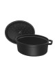 Cocotte STAUB 23cm en fonte ovale - 3 coloris
