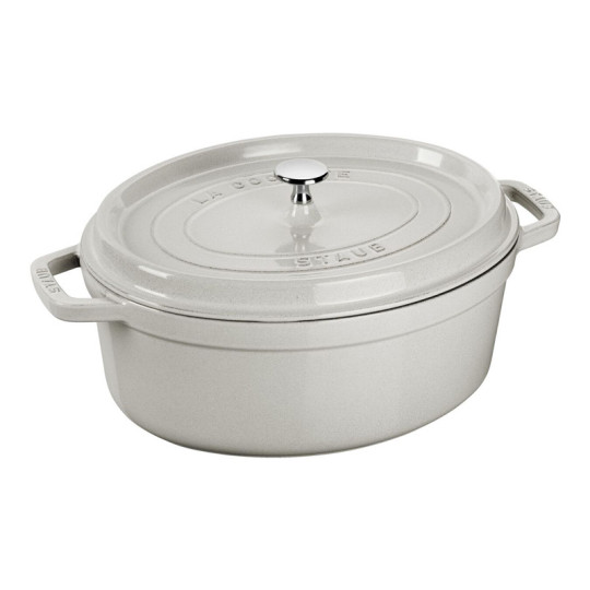Cocotte STAUB 23cm en fonte ovale - 3 coloris
