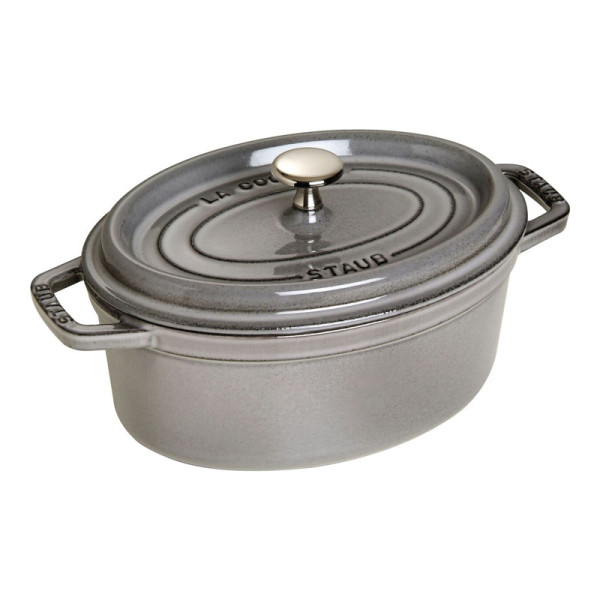Cocotte STAUB 23cm en fonte ovale - 3 coloris
