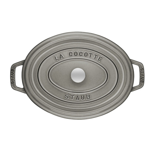 Cocotte STAUB 23cm en fonte ovale - 3 coloris