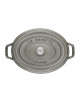 Cocotte STAUB 23cm en fonte ovale - 3 coloris