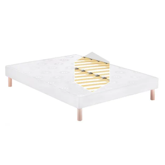 Sommier Merinos à lattes rigides Fred Stylo - 14 tailles