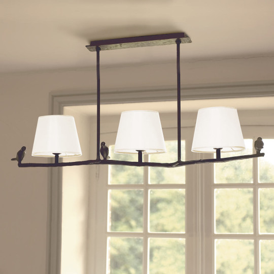 Objet Insolite Suspension Plume Bronze