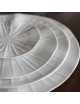 Pergay 6 assiettes Lotus porcelaine