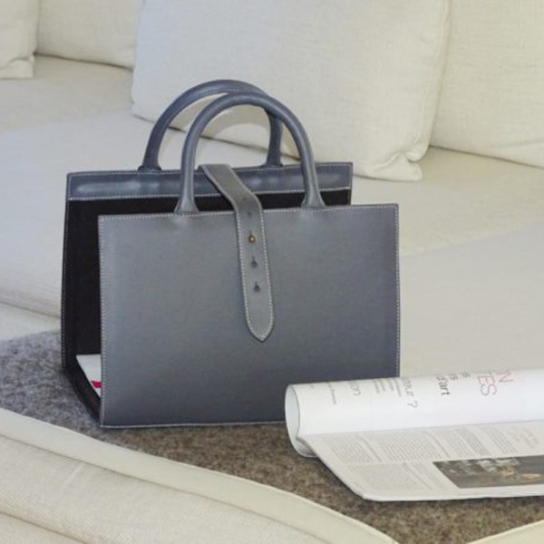 Porte revues Midipy en cuir véritable - 6 coloris