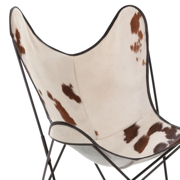 Fauteuil Butterfly AA Airborne Peau de Vache