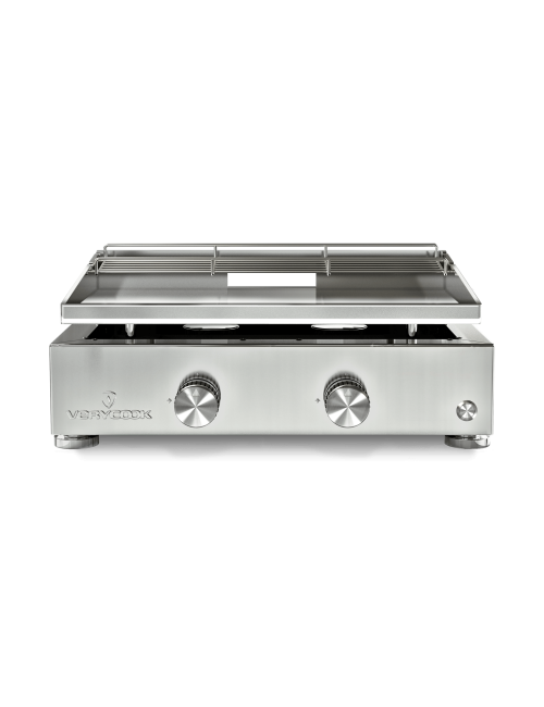 Plancha Verycook Simplicity 2 feux plaque inox