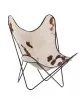 Fauteuil Butterfly AA AIRBORNE Peau de Vache