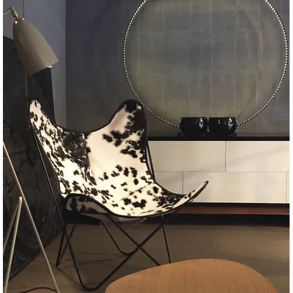 Fauteuil Butterfly AA AIRBORNE Peau de Vache