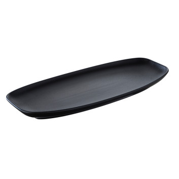 Assiette Club Matfer Bourgeat In Situ en porcelaine noire