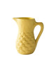 Pichet vase jaune Ananas Digoin en grès