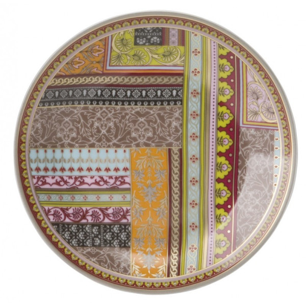 6 assiettes Ispahan Deshoulières porcelaine - 5 dimensions