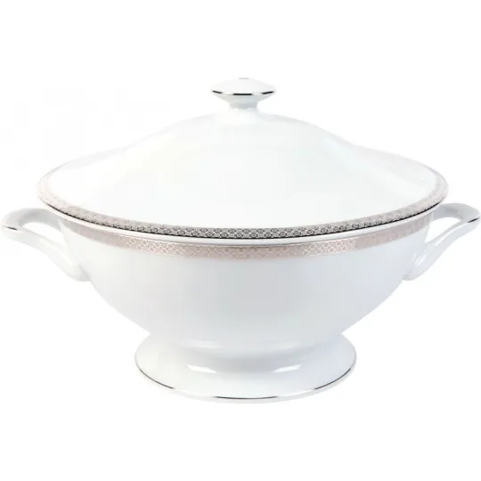 Soupière Parure DESHOULIERES en porcelaine