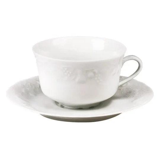 6 tasses soucoupes California DESHOULIERES - 4 contenances