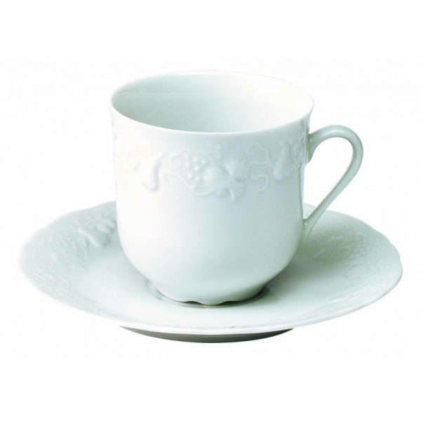 6 tasses soucoupes California Deshoulières - 4 contenances