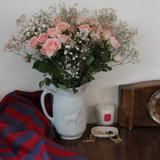 Pichet vase Cerf en grès Digoin - 2 coloris