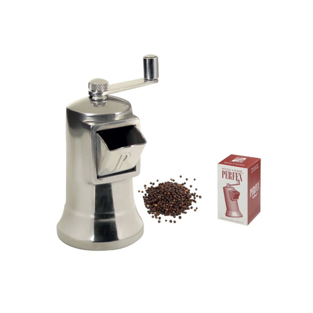 Moulin à Sel Et Poivre Manuel En Bois Et Inox – Broyeur Céramique Réglable, Compact Et Parfait Pour Table, Voyage Ou Cuisine - 6