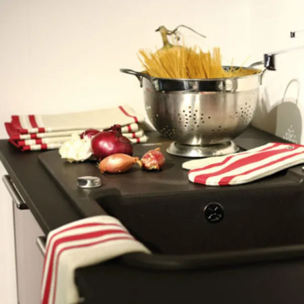 4 serviettes de table Corda Artiga bordeaux blanc