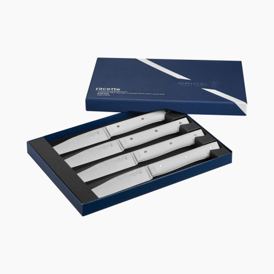 Coffret 4 couteaux Facette Opinel - 4 coloris