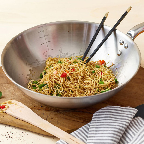 Wok Alchimy De Buyer 32cm