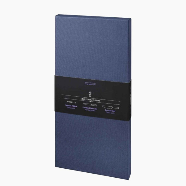 Coffret Opinel trio 3 couteaux Les Forgés 1890