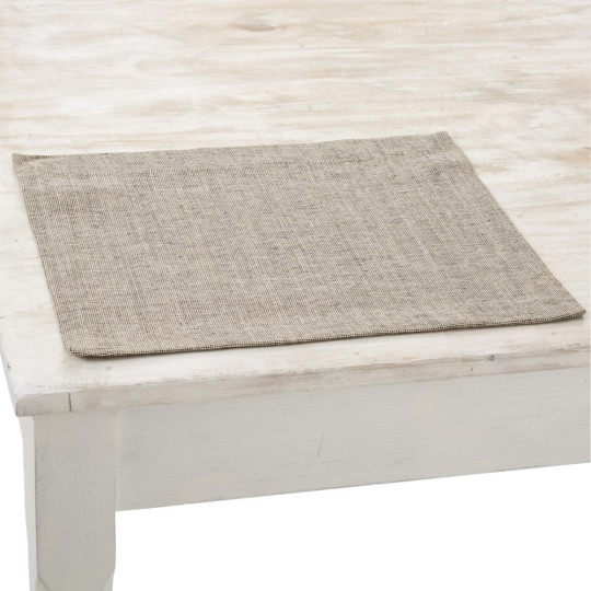 6 sets de table CHARVET Modena en lin - 3 coloris