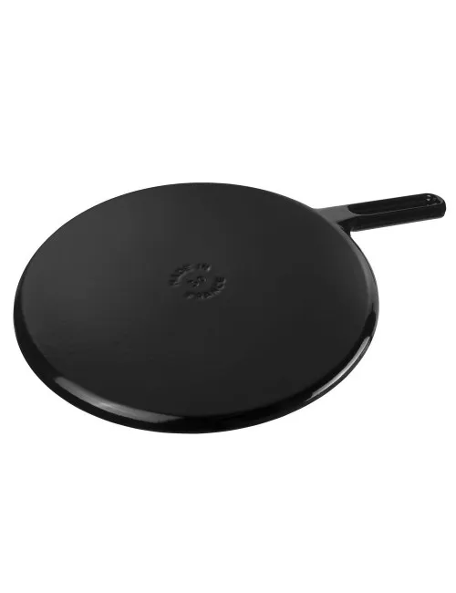 Crêpière en fonte STAUB galettière 30cm avec manche en fonte