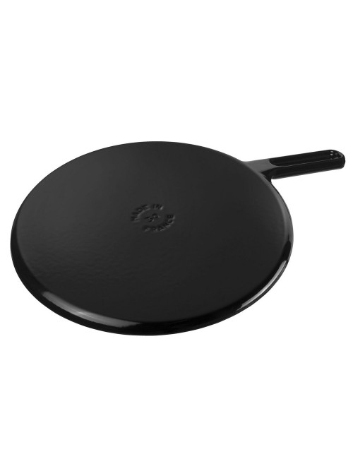 Crêpière en fonte STAUB galettière 30cm avec manche en fonte