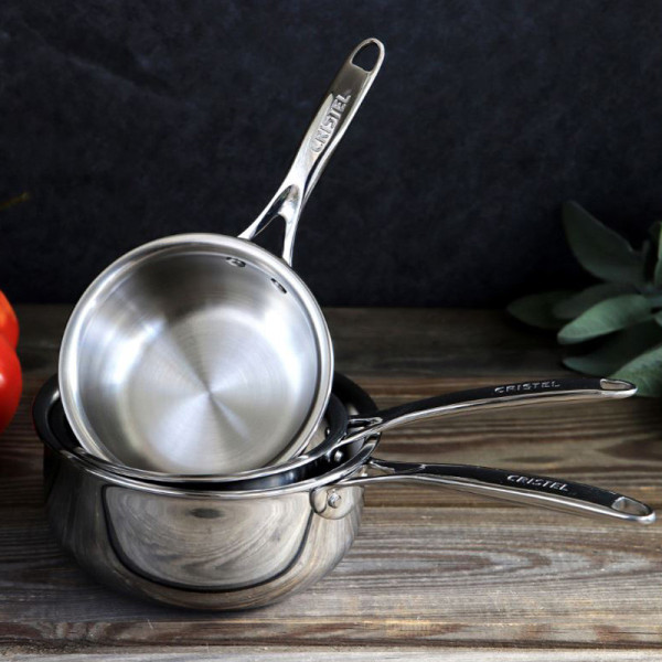 Mini casserole CRISTEL Castel Pro en inox - 3 tailles