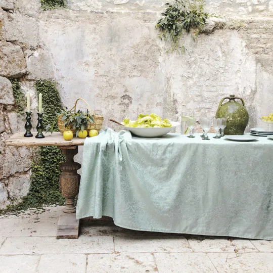 Nappe Mille guipures jade Garnier Thiebaut - 6 dimensions