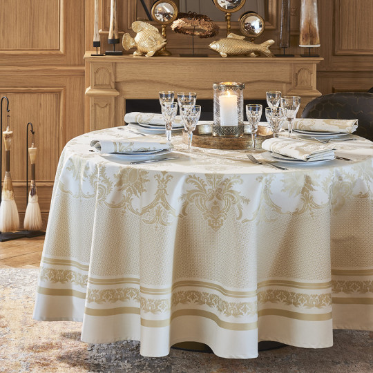 Nappe Eléonore doré Garnier Thiebaut - 7 dimensions